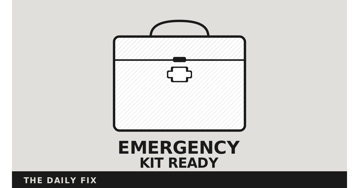 How to Build a Basic Apartment Emergency Kit (Under $75, One Afternoon)