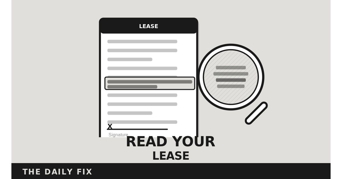 How to Read Your Lease Before You Sign (8 Things That Matter Most)