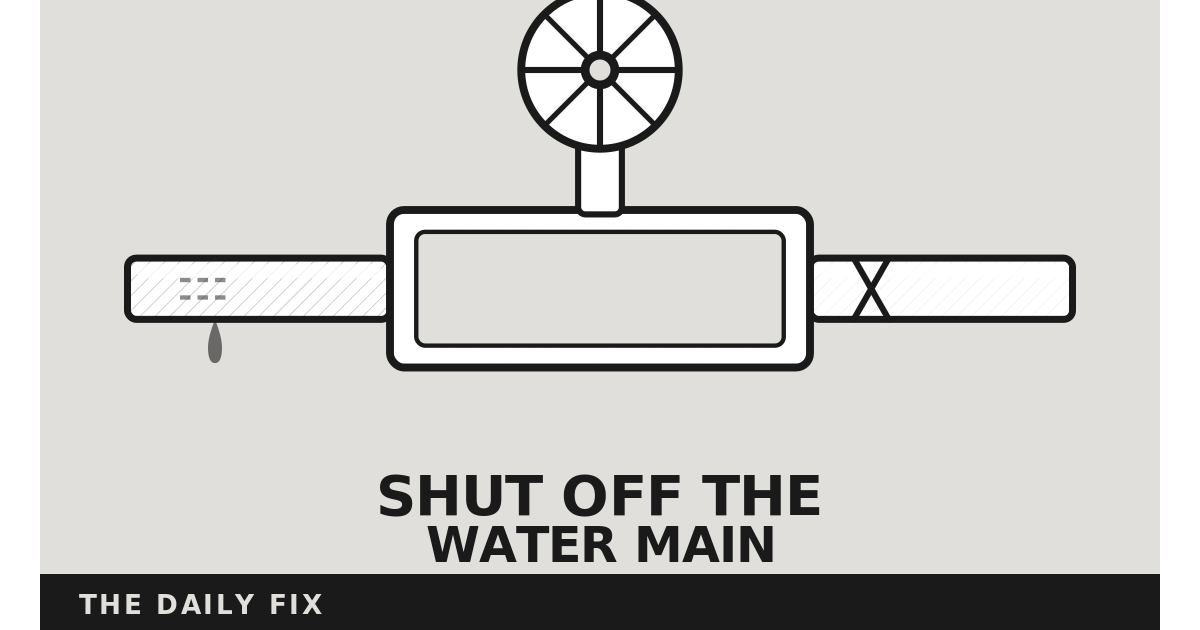 How to Shut Off Your Water in an Emergency (Find It Before You Need It)